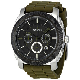 Horlogeband Fossil FS4597 Silicoon Groen 24mm